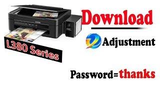 Epson L380  Resetter software Free download with Keygen