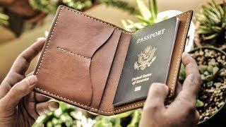 Leather Crafting DIY - Passport Case