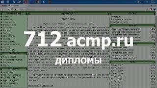 Разбор задачи 712 acmp.ru Дипломы. Решение на C++