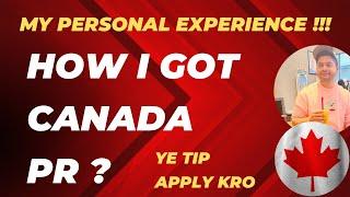 How I got Canada PR quickly| My PR journey| #canadapr #prcanada
