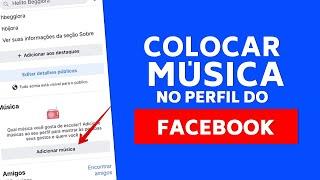 COMO COLOCAR MÚSICA NO PERFIL DO FACEBOOK!