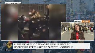 Studenti traže da RTS prikaže snimak na kojem žandarmerija udara policajca u civilu