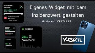 Eigenes Inzidenz-Widget mit der App SCRIPTABLE gestalten