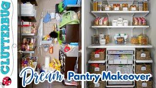 My DREAM Pantry Makeover! Before & After Organization  