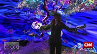 CNN's Tech For Good: Socio-ecological sculptor uses VR brush to fuse art with activism