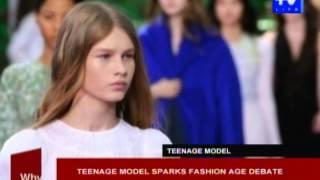Teenage model sparks fashion age debate