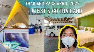Entering Thailand under Test & Go (Thailand Pass) April 2022