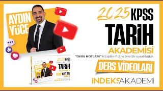 16- 2025 KPSS Tarih - Osmanlı Kültür ve Uygarlığı - I - | Aydın Yüce