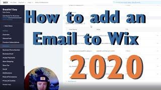 How to connect a GoDaddy email to a Wix Website 2020
