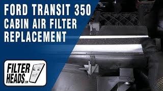 How to Replace Cabin Air Filter 2018 Ford Transit-350 | AQ1291