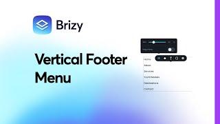 Add a Vertical Menu to your Footer