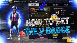 HOW TO GET THE VERIFICATION BADGE ON FREE FIRE ! THE NEW V BADGE ! INFLUENCER BADGE ON FREE FIRE !