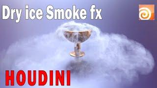 How to make dry ice Smoke in houdini | houdini tutorial | houdini pyro fx tutorial