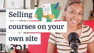 How to sell online courses from your website