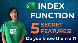 Excel INDEX Function - 5 Secret Features - do you know them all?