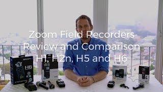 Best Zoom Field Recorder - H1, H2n, H5, H6 (Comparison Review!)