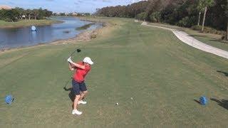 GOLF SWING 2012 - CATRIONA MATTHEW DRIVER - ELEVATED DTL & SLOW MOTION - HQ 1080p HD