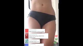 Damla Periscope'de muhtesem twerk yapti izleyenler kendilerini tutamadı