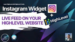 Add Dynamic Instagram widget on your gohighlevel websites for free