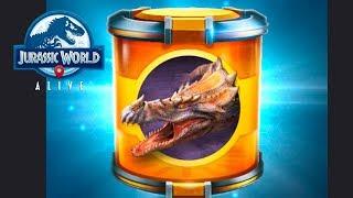 Атака Саркориксиса Крокодил Гибрид Jurassic World Alive