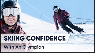 HOW TO SKI WITH CONFIDENCE WITH AN OLYMPIC SKIER | Ice, Steeps, Fog and Slush