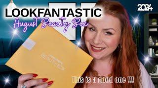 SPOILER LOVE THIS ONE! UNBOXING LOOKFANTASTIC AUGUST 2024 BEAUTY SUBSCRIPTION BOX