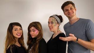 FACE PAINTING: CHALLENGE JIM & ZOELLA