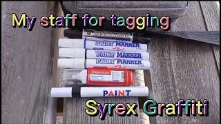 Graffiti review on my staff for tagging