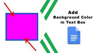 How to add background color to a text box in google docs