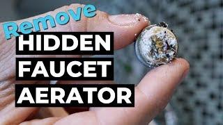 Remove Water Faucet Hidden Aerator (Delta)