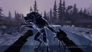 Skyrim Requiem - Killing a Werewolf