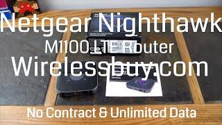 Netgear Nighthawk M1 1100 Gigabit LTE Mobile Router & WirelessBuy.Com Plans Perfect Combo