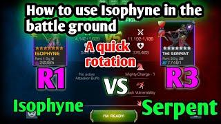 How to use Isophyne in the Battle Grounds | A quick rotation | Marvel contest of champions |MCOC