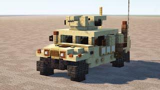 Minecraft Humvee M1151 [2.5:1] Tutorial