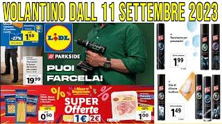 Volantino Lidl 11 Settembre Settimana Francese, Linea W5 Per Auto, Utensili Parkside Schwarzenegger