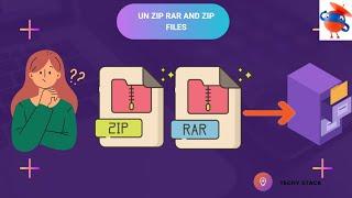 Extract Rar and Zip Files | #techystack #robotics #uipath #rpa #automation