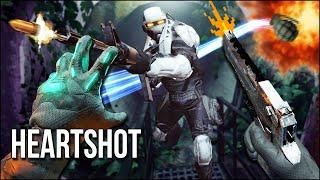 HEARTSHOT | Full Game (Act 1) | Guns Blazing In This Cinematic (and buggy) VR Thriller