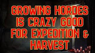 [PoE 3.20] Growing Hordes is AMAZING for Harvest and Expedition