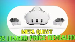 Shock Leak: New Meta Quest 3S Headset Priced at $299 – What You Need to Know!