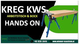 Kreg Arbeitstisch KWS500 und KWS1000 - Wimmer Maschinen