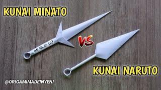 How to make a paper KUNAI MINATO & KUNAI NARUTO