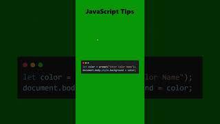 JavaScript Tips to Switch Background Color