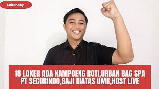 Lowongan Kampoeng Rotu, Urban Big Spa, PT Securindo dan Gaji Di Atas UMR