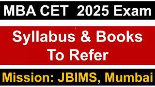 MBA CET 2025 Exam: Paper Pattern |  Syllabus & Books to Refer || Top MBA CET Colleges