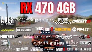 RX 470 4GB Test in 32 Games in 2023