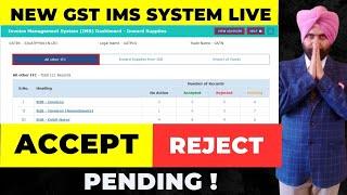 NEW LIVE GST INVOICE MANAGEMENT SYSTEM I IMS ON GST PORTAL I  GSTR 2B I GSTR 3B FILING I from oct 24