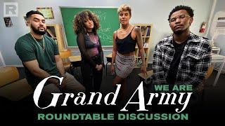 Hannah Rad Hosts A Round Table Discussion With Nick Grant, Haseeb & IV Jay for Netflix's Grand Army