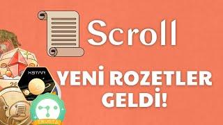 Scroll Canvas'a Yeni Rozetler Geldi! Scroll Airdrobu İçin Önemli Olabilir! | Scroll Airdrop