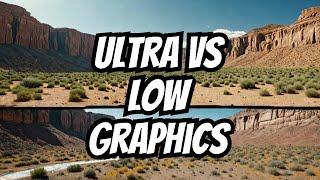 Graphics Comparison | Ultra vs Low Settings in Red Dead Redemption 2