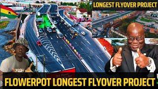 Nana Akuffo Addo Commissioned the long Awaited flyover project in Ghana 